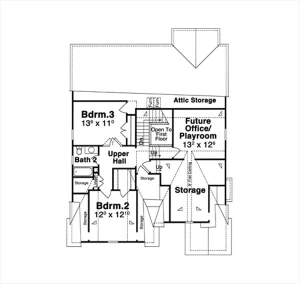 Second Floor image of ASCOT House Plan